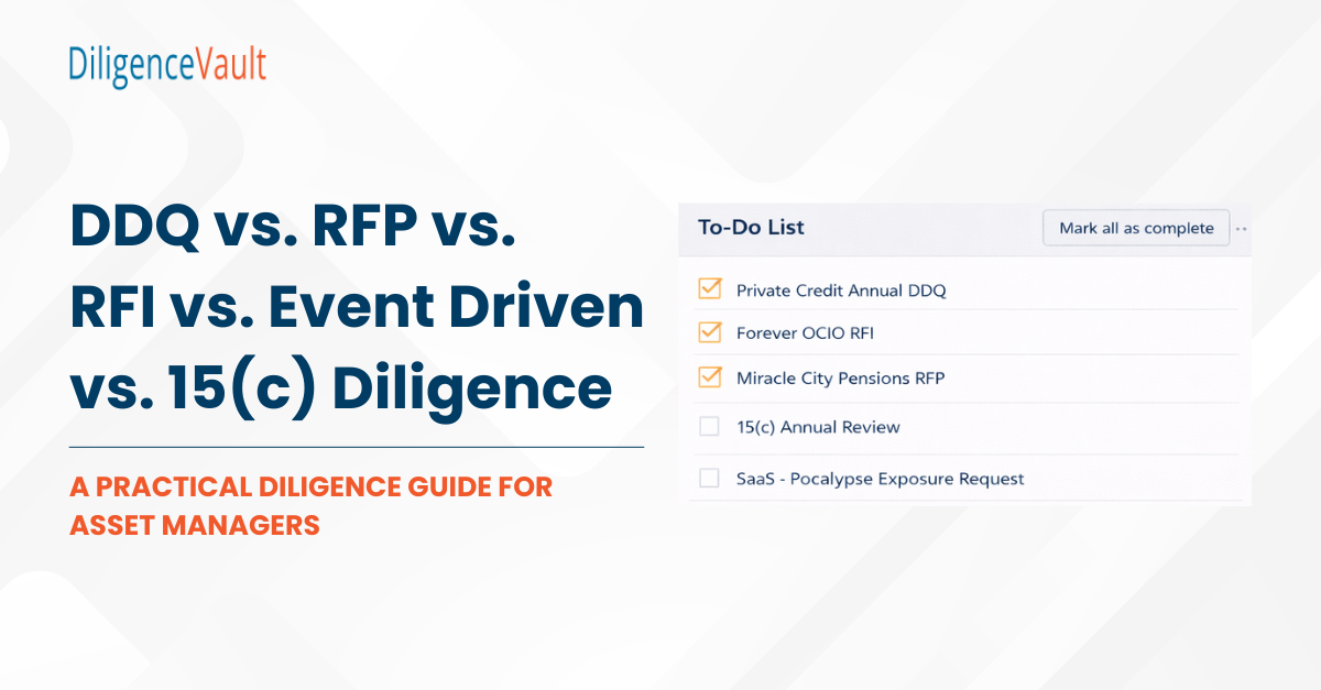 Diligence Guide for Asset Managers Blog