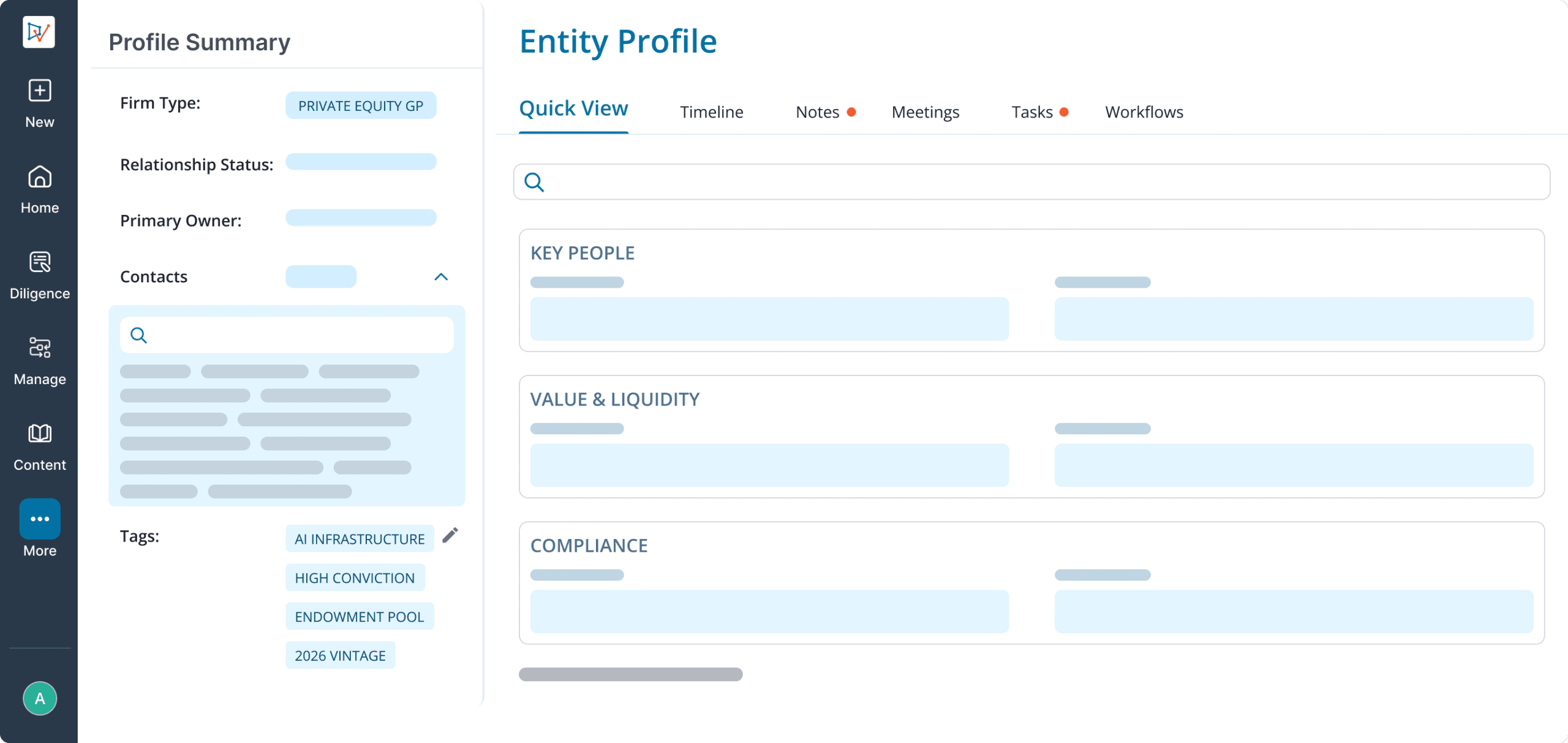 DiligenceVault Entity Profile